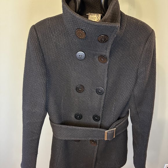 Groggy Ladies Belted, High Collar Jacket - Picture 1 of 5
